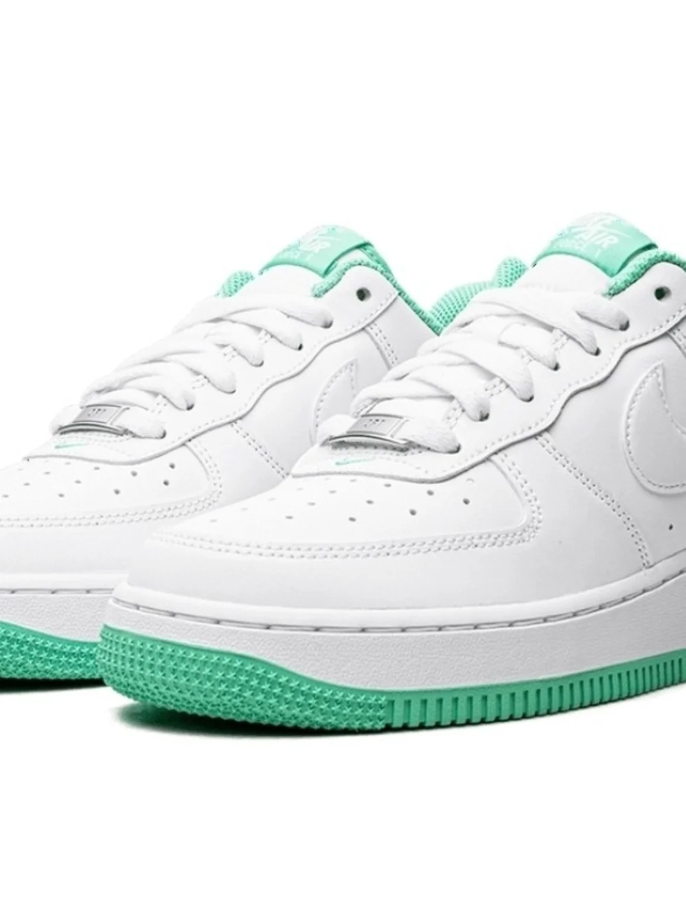 Nike Air Force 1 Low White Mint Accent Sneakers 11 Mens